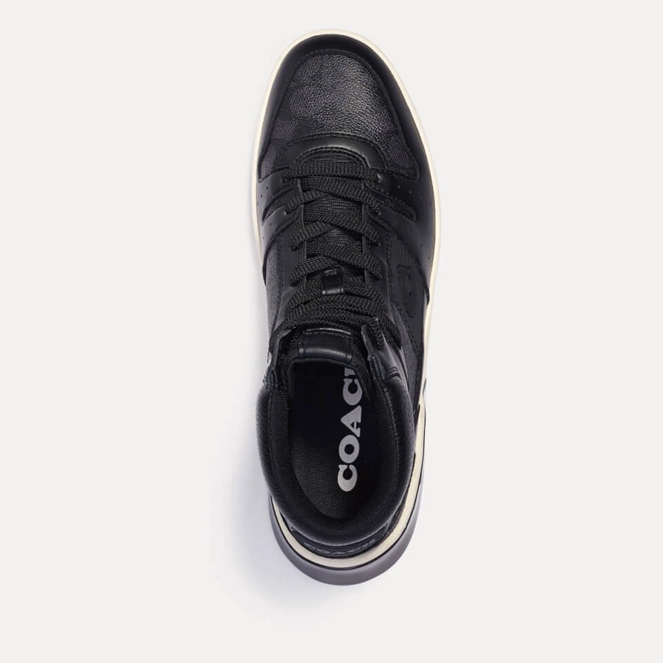 Coach Men's Citysole Leather Hi-Top Trainers 3 Coach Men's Citysole Leather Hi-Top Trainers - Image 3