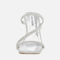 Steve Madden Annual Rhinestone Heeled Sandals -Vans Shoes Shop 13994462 4895028054594687