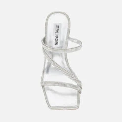 Steve Madden Annual Rhinestone Heeled Sandals -Vans Shoes Shop 13994462 6535028054641142