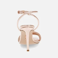 Steve Madden Rhinestone-Embellished Faux Leather Heeled Sandals -Vans Shoes Shop 13994497 9625026047206685