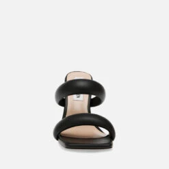 Steve Madden Jetfuel Puffy Faux Leather Heeled Mules -Vans Shoes Shop 13994504 1565026067843847