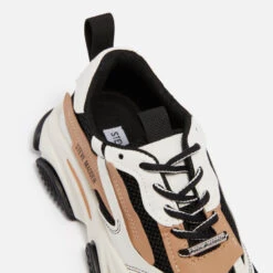 Steve Madden Possession Chunky Faux Leather-Blend Trainers -Vans Shoes Shop 13994532 1795048013619983