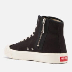 KENZO School Logo-Embroidered Canvas High-Top Trainers 6 KENZO School Logo-Embroidered Canvas High-Top Trainers -Vans Shoes Shop 14013281 1115026053522846