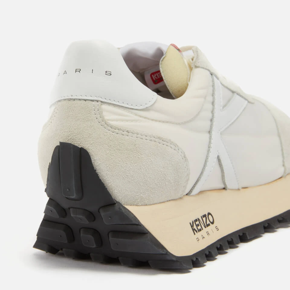 KENZO Men’s Smile Shell And Suede Trainers 4 KENZO Men’s Smile Shell And Suede Trainers - Image 4