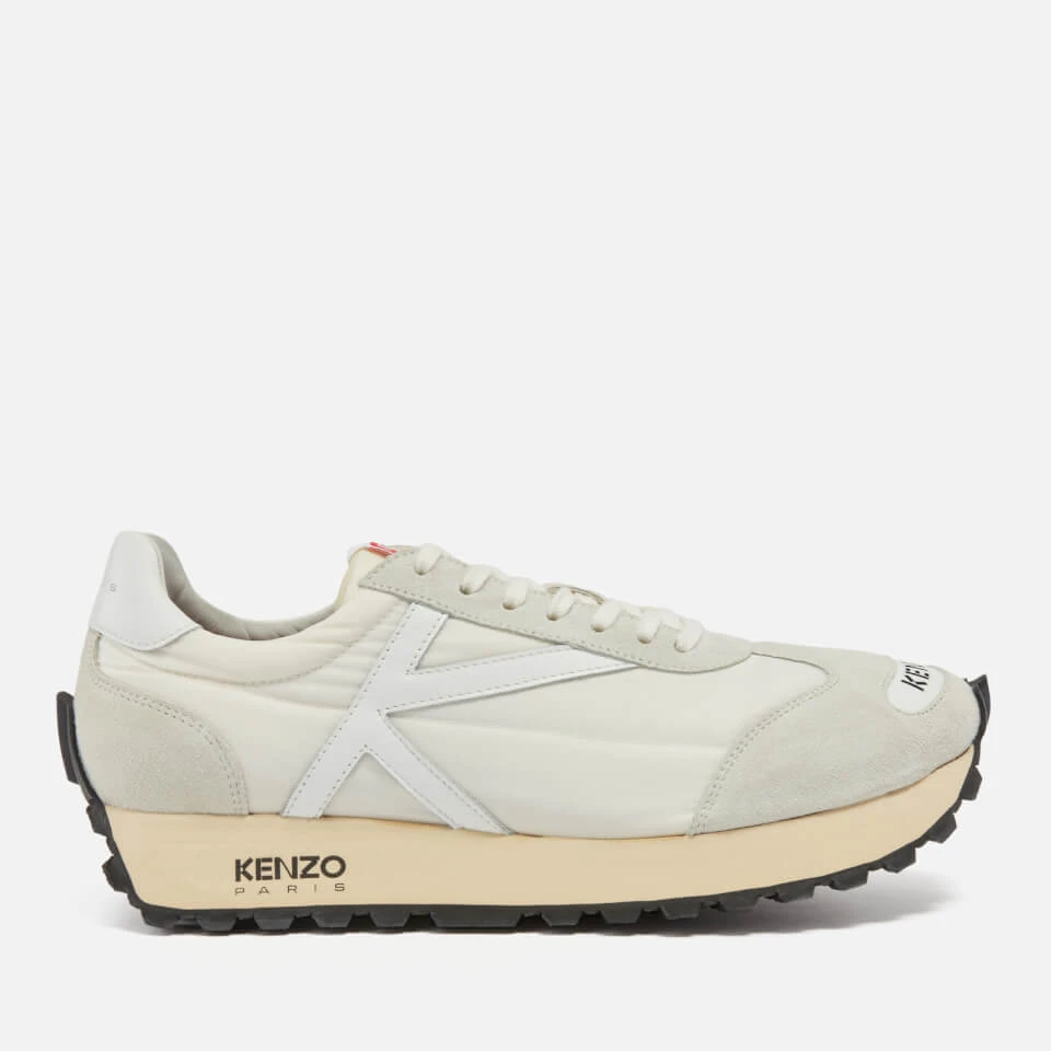 KENZO Men’s Smile Shell And Suede Trainers 1 KENZO Men’s Smile Shell And Suede Trainers
