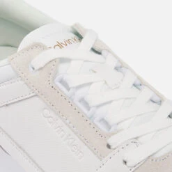 Calvin Klein Men's Leather And Suede Trainers -Vans Shoes Shop 14013708 7685038732961463