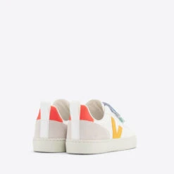 Veja Kids' V-10 Leather And Suede Trainers -Vans Shoes Shop 14016727 3345036933908839