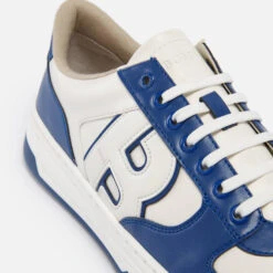 BOSS Men's Baltimore Faux Leather Trainers -Vans Shoes Shop 14017928 1115026042789077