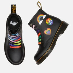 Dr. Martens Kids' 1460 Hydro Pride Leather Boots -Vans Shoes Shop 14023861 4705031203867931
