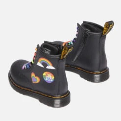Dr. Martens Toddlers 1460 Hydro Pride Printed Leather Boots -Vans Shoes Shop 14023909 1305028908797248