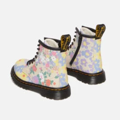 Dr. Martens Toddlers' 1460 Hydro Floral Mash Up Leather Boots -Vans Shoes Shop 14023915 1885028908912121