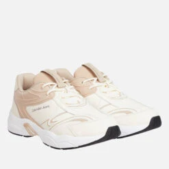 Calvin Klein Jeans Men's Leather And Shell Trainers -Vans Shoes Shop 14187607 5085054822917836