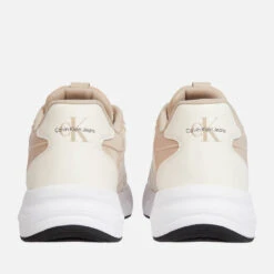 Calvin Klein Jeans Men's Leather And Shell Trainers -Vans Shoes Shop 14187607 6215054822988648