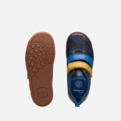 Clarks Kids' Den Play Leather Shoes - Navy -Vans Shoes Shop 14192992 1855031183365274