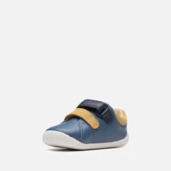 Clarks Toddlers First Roamer Race Shoes - Denim Blue -Vans Shoes Shop 14193004 1045031184126353