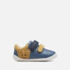 Clarks Toddlers First Roamer Race Shoes - Denim Blue