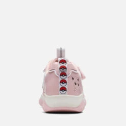 Clarks Kids' Pokémon Grip Pearl Leather Trainers - Pink -Vans Shoes Shop 14193057 9835028904431036
