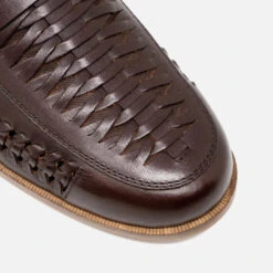 Walk London Men’s Arrow Leather Penny Loafers -Vans Shoes Shop 14193335 1955036627526216