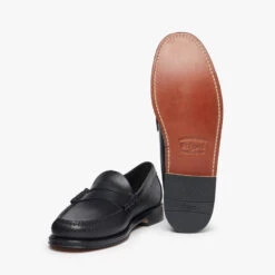 G.H. Bass & Co. Men's Larson Leather Moc Penny Loafers -Vans Shoes Shop 14197048 9795020092710829