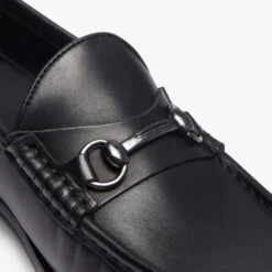 G.H. Bass & Co. Men's Panama Lincoln Horsebit Leather Penny Loafers -Vans Shoes Shop 14197090 6515020094977041