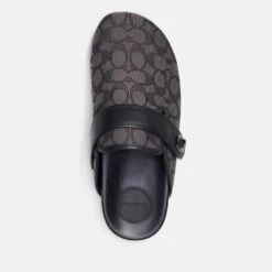 Coach Men's Signature Coated Canvas Mules -Vans Shoes Shop 14197129 5095038490284389