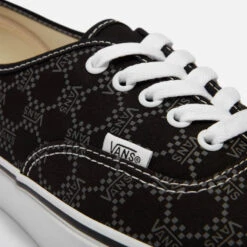 Vans Authentic Monogram Low Top Canvas Trainers -Vans Shoes Shop 14197504 1775026313009313