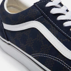 Vans Monogram Old Skool Canvas And Suede Trainers -Vans Shoes Shop 14197510 1455026054099251