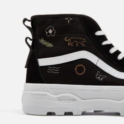 Vans Women's Embroidered Sentry Sk8-Hi Suede Trainers -Vans Shoes Shop 14197775 9535041604409942