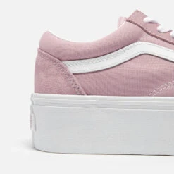 Vans Old Skool Stackform Suede And Canvas Trainers -Vans Shoes Shop 14197782 7335026312766892