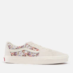 New Arrival 21 Vans Sk8 Floral-Print Suede And Canvas Trainers