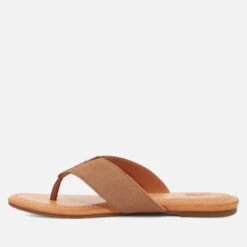 UGG Women's Carey Suede Flip Flops -Vans Shoes Shop 14203756 4335029354667052