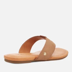 UGG Women's Carey Suede Flip Flops -Vans Shoes Shop 14203756 5475029354702599