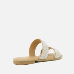 Dune Loyale Diamente Double Strap Sandals -Vans Shoes Shop 14215300 9135035372826745