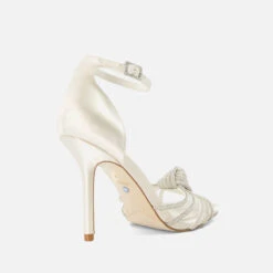 Dune Morella Embellished Satin Heeled Sandals -Vans Shoes Shop 14215321 1845035373205102