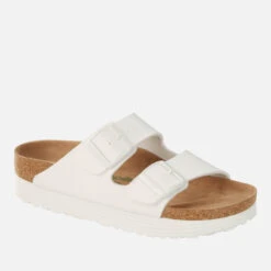 Birkenstock Women's Papillio Arizona Slim Fit Vegan Leather Platform Sandals -Vans Shoes Shop 14215470 4875052707706558