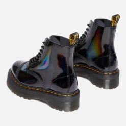 Dr. Martens Women's Sinclair Rainbow Patent Leather Boots -Vans Shoes Shop 14215748 5955023650867702