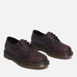 Dr. Martens 1461 Waxed Leather Shoes -Vans Shoes Shop 14215878 2045027349804516
