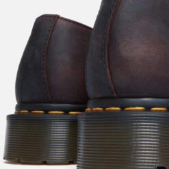 Dr. Martens 1461 Waxed Leather Shoes -Vans Shoes Shop 14215878 8045027349879378