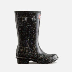 Hunter Original Kids' Giant Glitter Rubber Wellington Boots