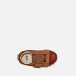 UGG Toddlers' Rennon Suede, Leather And Canvas Trainers -Vans Shoes Shop 14222505 9585036904861576