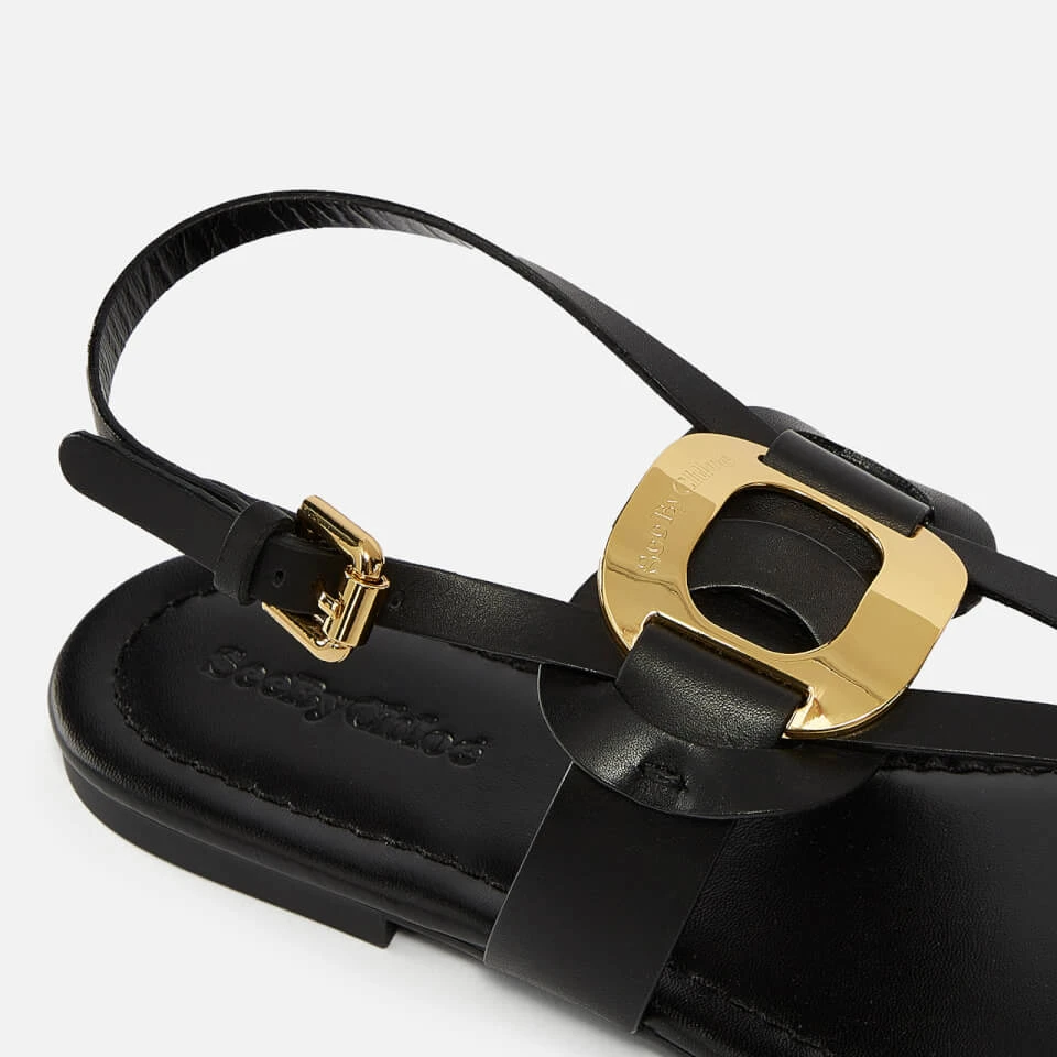 See By Chloé Women's Chany Leather Sandals 4 See By Chloé Women's Chany Leather Sandals - Image 4