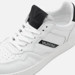 Valentino Men's Apollo Basket Leather And Suede Trainers -Vans Shoes Shop 14226870 2065036962881897