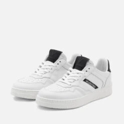 Valentino Men's Apollo Basket Leather And Suede Trainers -Vans Shoes Shop 14226870 9975036962768179