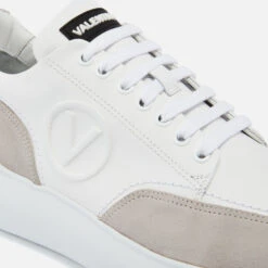 Valentino Men's Bounce Summer Leather And Suede Trainers -Vans Shoes Shop 14226882 1995041608732777