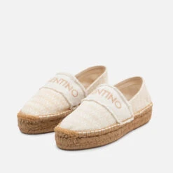 Valentino Women's Poseidone Logo Motif Espadrilles -Vans Shoes Shop 14226935 4635033574777633
