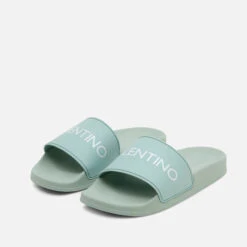 Valentino Women's Xenia Summer Logo Rubber Sandals -Vans Shoes Shop 14226957 1575036963153838