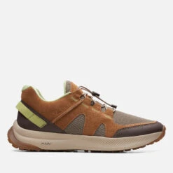 Clarks Men's ATL Trail Walk Mesh And Suede Trainers