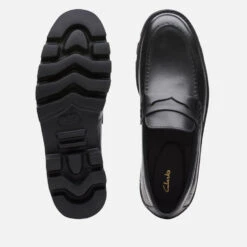 Clarks Men's Badell Leather Loafers -Vans Shoes Shop 14228443 6825025759826560