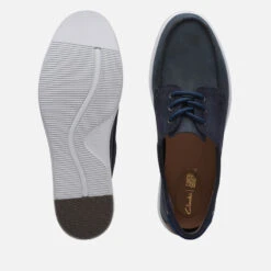 Clarks Men's Bratton Leather Boat Shoes -Vans Shoes Shop 14228455 1135025759907269