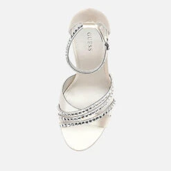 Guess Kadisha Jewelled Satin Heels -Vans Shoes Shop 14231787 6835040229366422